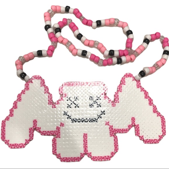 Marshmallow Kandi necklace - Picture 1 of 2
